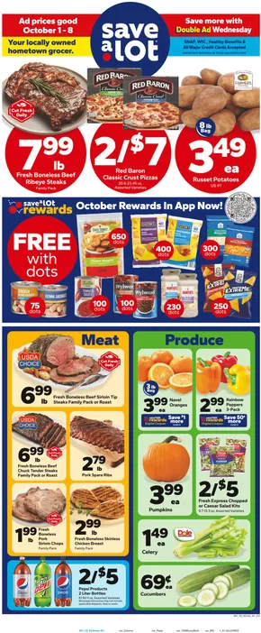 Save a Lot catalogue in Johnstown PA | Great offer for bargain hunters | 2025-10-01T00:00:00.000Z - 2025-10-08T00:00:00.000Z