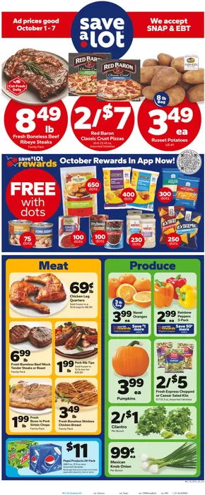 Save a Lot catalogue in Monticello KY | Exclusive deals for our customers | 2025-10-01T00:00:00.000Z - 2025-10-07T00:00:00.000Z