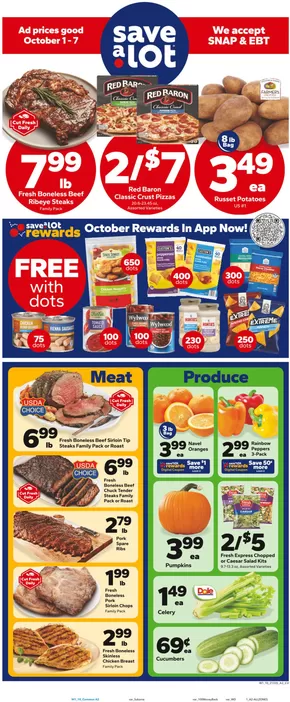 Save a Lot catalogue in Johnstown PA | Top offers for smart savers | 2025-10-01T00:00:00.000Z - 2025-10-07T00:00:00.000Z
