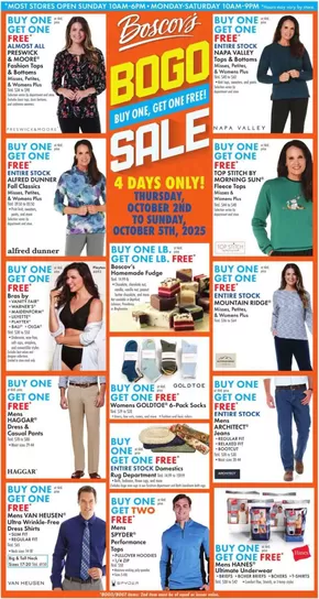 Boscov's catalogue | New offers to discover | 2025-10-02T00:00:00.000Z - 2025-10-08T00:00:00.000Z