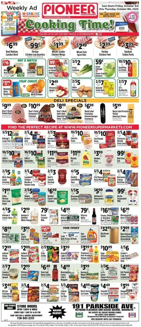Pioneer Supermarkets catalogue in New York | Exclusive deals for our customers | 2025-10-03T00:00:00.000Z - 2025-10-09T00:00:00.000Z