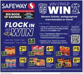 Safeway catalogue in Rockville MD | Current bargains and offers | 2025-10-03T00:00:00.000Z - 2025-11-06T00:00:00.000Z