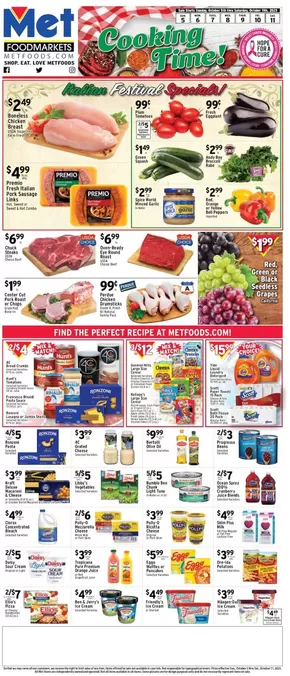 Met Foodmarkets catalogue | Great discounts on selected products | 2025-10-03T00:00:00.000Z - 2025-10-09T00:00:00.000Z