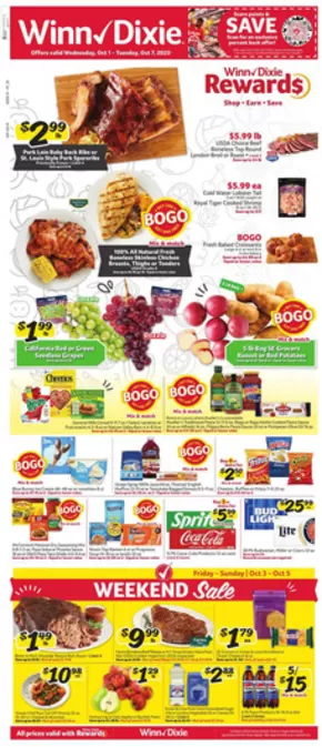 Winn Dixie catalogue | Weekly Circular | 2025-10-01T00:00:00.000Z - 2025-10-07T00:00:00.000Z