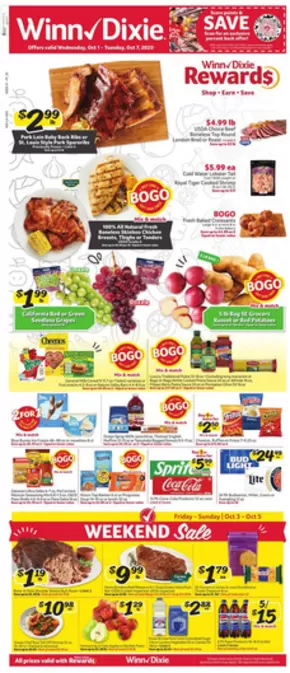 Winn Dixie catalogue | Top offers for smart savers | 2025-10-01T00:00:00.000Z - 2025-10-07T00:00:00.000Z