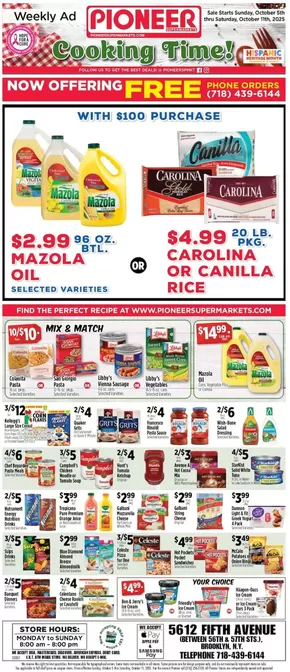 Pioneer Supermarkets catalogue in Corona NY | Great offer for all customers | 2025-10-05T00:00:00.000Z - 2025-10-11T00:00:00.000Z