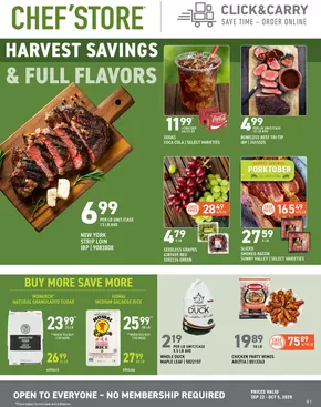 Chef'Store catalogue in Sacramento CA | Exclusive deals and bargains | 2025-10-05T00:00:00.000Z - 2025-10-19T00:00:00.000Z