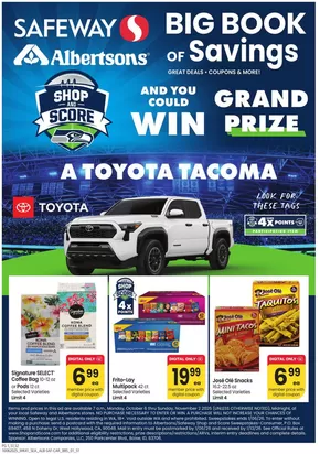 Albertsons catalogue in Alexandria LA | Albertsons - Seattle - BBS | 2025-10-06T00:00:00.000Z - 2025-11-02T00:00:00.000Z