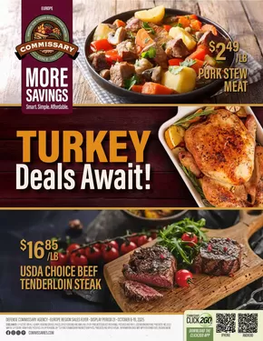 Commissary catalogue in Tucson AZ | Current special promotions | 2025-10-06T00:00:00.000Z - 2025-10-19T00:00:00.000Z