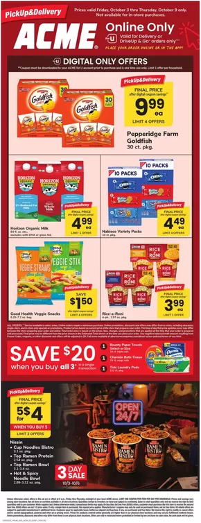 ACME catalogue in Rockville MD | Acme Markets - SP | 2025-10-03T00:00:00.000Z - 2025-10-09T00:00:00.000Z