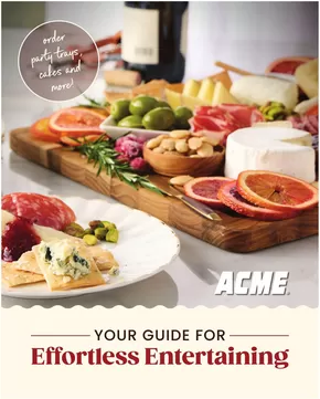 ACME catalogue in New Brunswick NJ | Acme Markets - Entertaining Guide | 2025-10-03T00:00:00.000Z - 2025-12-31T00:00:00.000Z