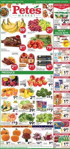 Pete's Fresh Market catalogue in Glen Ellyn IL | Great offer for all customers | 2025-10-08T00:00:00.000Z - 2025-10-14T00:00:00.000Z