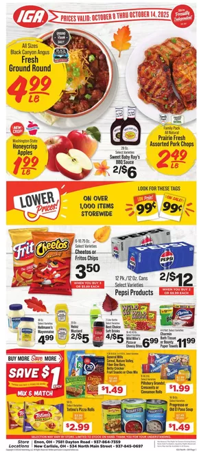 IGA catalogue in Boiceville NY | Top offers for all bargain hunters | 2025-10-08T00:00:00.000Z - 2025-10-14T00:00:00.000Z