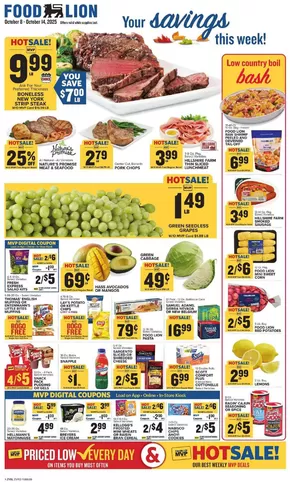 Food Lion catalogue in Cookeville TN | Discounts and promotions | 2025-10-08T00:00:00.000Z - 2025-10-14T00:00:00.000Z