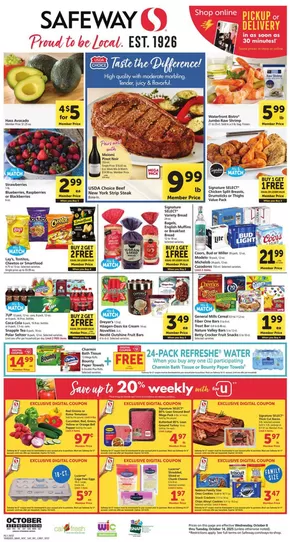 Safeway catalogue in Aurora OH | Our best bargains | 2025-10-08T00:00:00.000Z - 2025-10-14T00:00:00.000Z