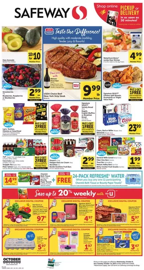 Safeway catalogue in Annapolis Junction MD | Special offers for you | 2025-10-08T00:00:00.000Z - 2025-10-14T00:00:00.000Z