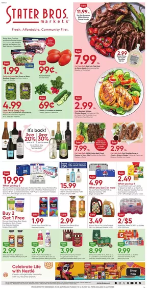 Stater Bros catalogue in Harlem NY | Top deals for all customers | 2025-10-08T00:00:00.000Z - 2025-10-14T00:00:00.000Z