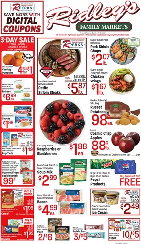 Ridley's Family Markets catalogue in Harlem NY | Discounts and promotions | 2025-10-07T00:00:00.000Z - 2025-10-13T00:00:00.000Z
