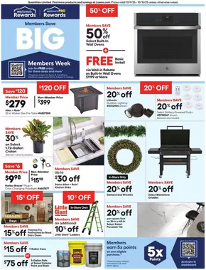 Lowe's catalogue in Sparks NV | Great discounts on selected products | 2025-10-09T00:00:00.000Z - 2025-10-15T00:00:00.000Z