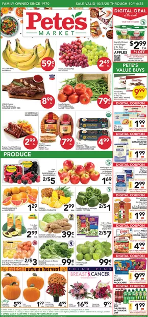 Pete's Fresh Market catalogue in Glen Ellyn IL | Great discounts on selected products | 2025-10-08T00:00:00.000Z - 2025-10-14T00:00:00.000Z