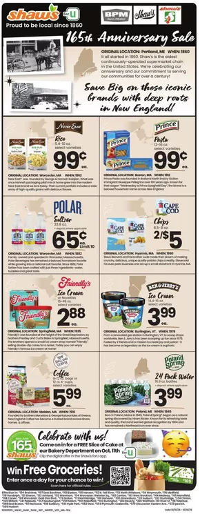 Shaw's flyer