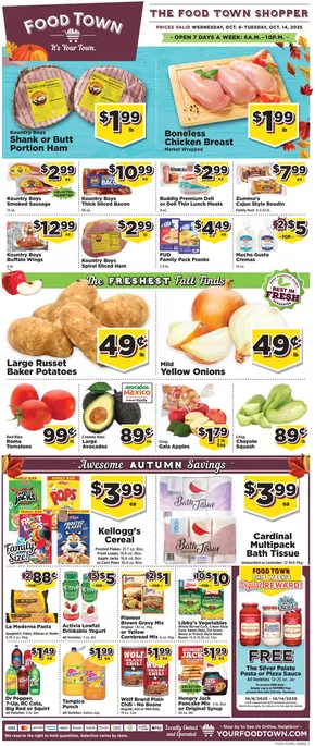Food Town catalogue | Food Town Circular Advo | 2025-10-09T00:00:00.000Z - 2025-10-23T00:00:00.000Z