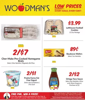 Woodman's catalogue | Exclusive deals and bargains | 2025-10-09T00:00:00.000Z - 2025-10-23T00:00:00.000Z