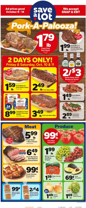 Save a Lot catalogue in Trenton NJ | Exclusive deals for our customers | 2025-10-08T00:00:00.000Z - 2025-10-14T00:00:00.000Z