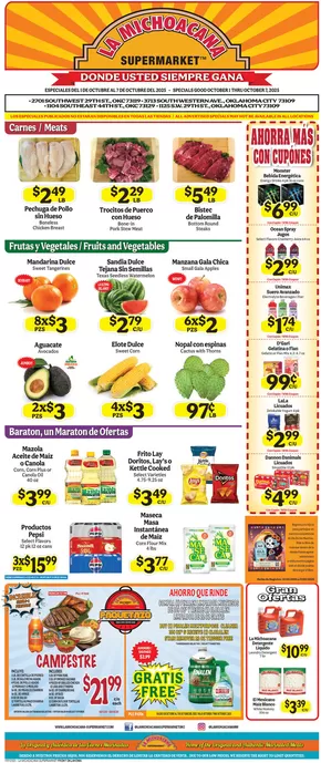 La Michoacana catalogue in Bellevue WI | Exclusive deals for our customers | 2025-10-11T00:00:00.000Z - 2025-10-25T00:00:00.000Z