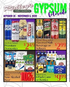 Ridley's Family Markets catalogue | Discounts and promotions | 2025-10-10T00:00:00.000Z - 2025-11-06T00:00:00.000Z