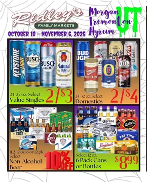 Ridley's Family Markets catalogue in Bellevue WI | Wide range of offers | 2025-10-10T00:00:00.000Z - 2025-11-06T00:00:00.000Z