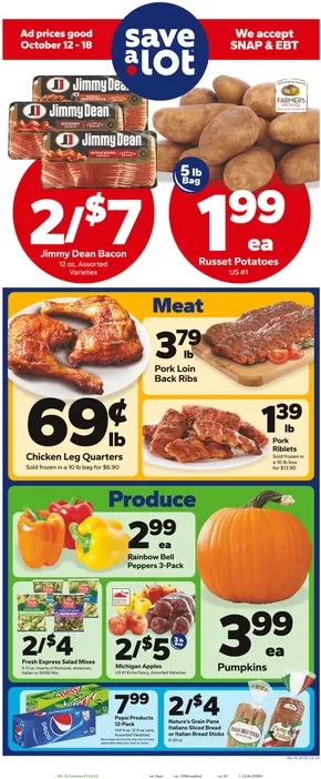 Save a Lot catalogue in Harrisburg PA | Exclusive deals for our customers | 2025-10-12T00:00:00.000Z - 2025-10-18T00:00:00.000Z