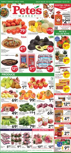 Pete's Fresh Market catalogue in Chicago Ridge IL | Current bargains and offers | 2025-10-15T00:00:00.000Z - 2025-10-21T00:00:00.000Z
