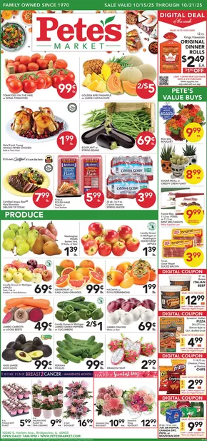 Pete's Fresh Market catalogue in Chicago Ridge IL | Current special promotions | 2025-10-15T00:00:00.000Z - 2025-10-21T00:00:00.000Z