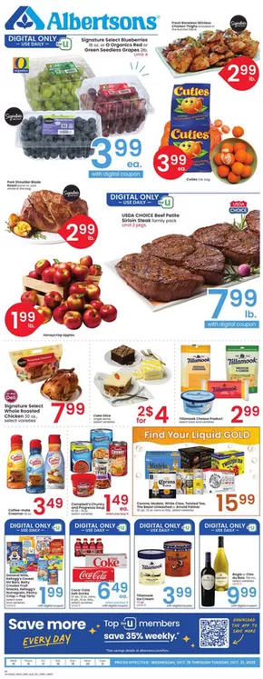 Albertsons catalogue in Rochester MI | Great discounts on selected products | 2025-10-15T00:00:00.000Z - 2025-10-21T00:00:00.000Z