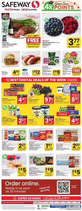Safeway catalogue in Rochester MI | Offers for bargain hunters | 2025-10-15T00:00:00.000Z - 2025-10-21T00:00:00.000Z