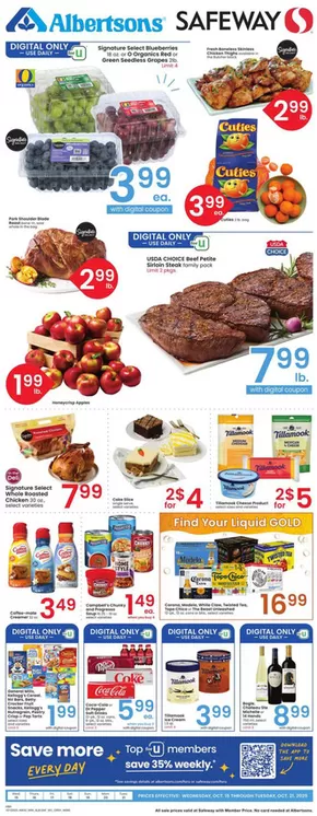 Safeway catalogue in Glen Burnie MD | Our best deals for you | 2025-10-15T00:00:00.000Z - 2025-10-21T00:00:00.000Z