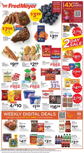 Fred Meyer catalogue in Riverside IL | Top offers for all bargain hunters | 2025-10-15T00:00:00.000Z - 2025-10-21T00:00:00.000Z