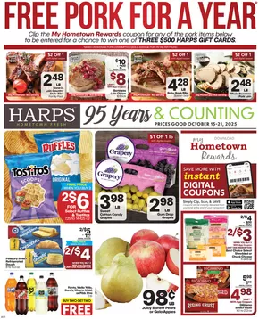 Harp's Market catalogue in Fort Smith AR | Exclusive deals for our customers | 2025-10-15T00:00:00.000Z - 2025-10-21T00:00:00.000Z