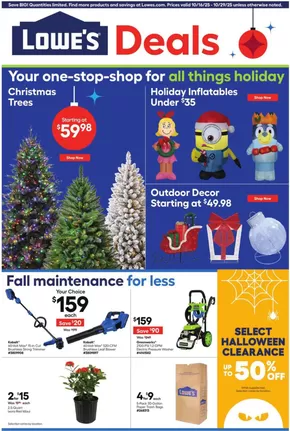 Lowe's catalogue in Fayetteville NC | Top deals for all customers | 2025-10-16T00:00:00.000Z - 2025-10-29T00:00:00.000Z