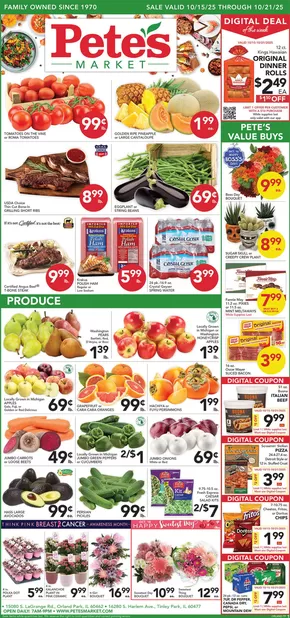 Pete's Fresh Market catalogue in Chicago Ridge IL | Our best offers for you | 2025-10-15T00:00:00.000Z - 2025-10-21T00:00:00.000Z