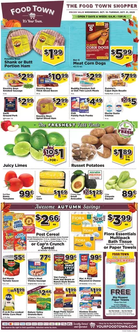 Food Town catalogue in Seattle WA | Food Town Mailer Advo Circular | 2025-10-15T00:00:00.000Z - 2025-10-29T00:00:00.000Z