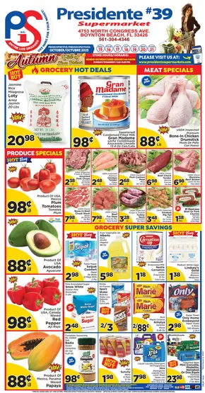 Presidente catalogue in West Palm Beach FL | Top deals for all customers | 2025-10-16T00:00:00.000Z - 2025-10-30T00:00:00.000Z