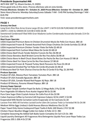 Presidente catalogue | Special offers for you | 2025-10-16T00:00:00.000Z - 2025-10-30T00:00:00.000Z
