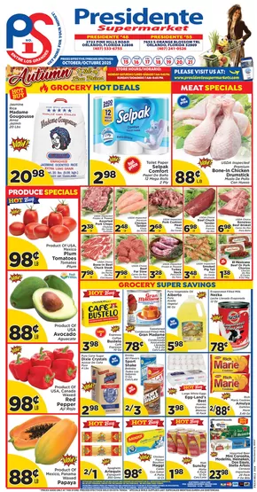 Presidente catalogue in Orlando FL | Top offers for all bargain hunters | 2025-10-16T00:00:00.000Z - 2025-10-30T00:00:00.000Z
