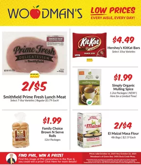 Woodman's catalogue | Exclusive bargains | 2025-10-16T00:00:00.000Z - 2025-10-30T00:00:00.000Z