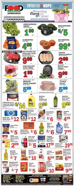 Food Bazaar catalogue | Great offer for bargain hunters | 2025-10-16T00:00:00.000Z - 2025-10-22T00:00:00.000Z