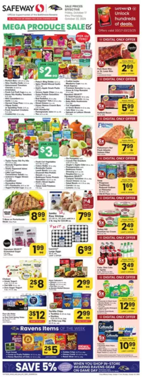 Safeway catalogue in Middletown MD | Current bargains and offers | 2025-10-17T00:00:00.000Z - 2025-10-23T00:00:00.000Z