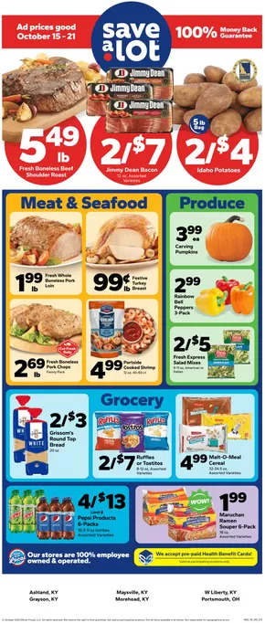 Save a Lot catalogue in Dallas TX | Current special promotions | 2025-10-15T00:00:00.000Z - 2025-10-21T00:00:00.000Z