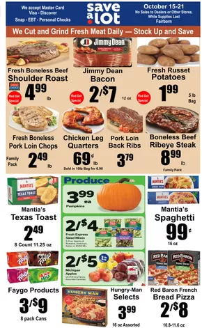 Save a Lot catalogue in Dallas TX | Discover attractive offers | 2025-10-15T00:00:00.000Z - 2025-10-21T00:00:00.000Z